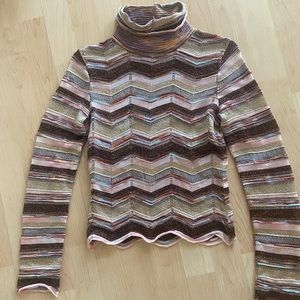 M moschino sweater.   Perfect autumn colours with a little bit of sparkle. Small